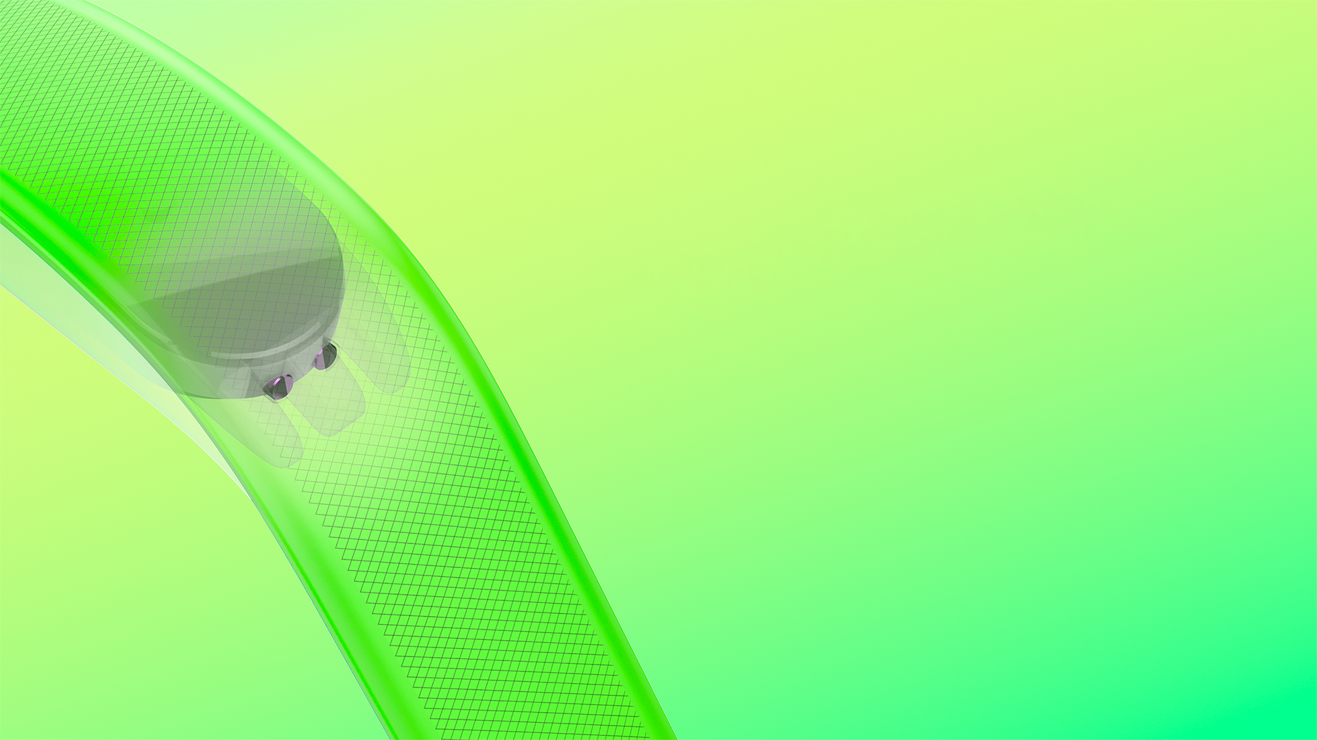 Detailed visual of Alcatel Moveband evolution showing band thickness and groove changes